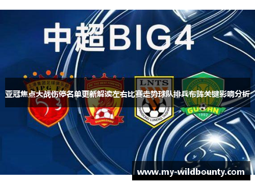 亚冠焦点大战伤停名单更新解读左右比赛走势球队排兵布阵关键影响分析